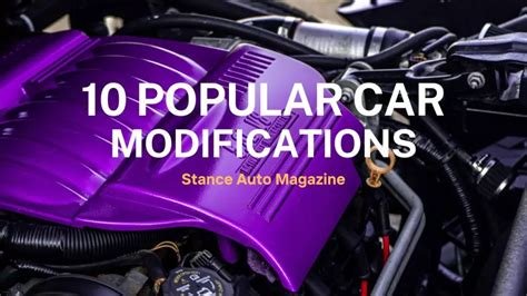 classic car modifications